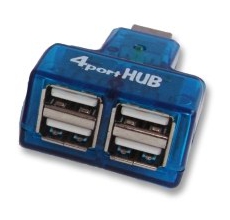 MINI CONCENTRADOR USB 1.1 DE 4 PUERTOS
EXTERNOS